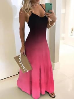 Summer Hot Sale Slimming Slim Fit Base Dress Positional Floral Spaghetti Strap Dress Women's Fashionable Elegant Clothing