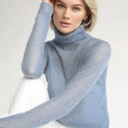 Fashion Knitted Chic Bottom Sweaters Hollow Out Casual Turtleneck Pullover Soft Base Style Pullovers Travel Wear