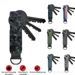 Portable Smart Key Holder Pouch Bag Case with Chain for Car And House Keys EDC Pocket Organizer Wallet for Men