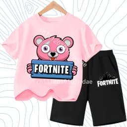 T-shirts Fortress Night Print Tees Gift FortnitesT-shirt Shorts for Boys Girl Tee Pants Set Summer 2pcs Children Clothing Tops