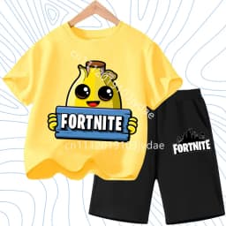 T-shirts Fortress Night Print Tees Gift FortnitesT-shirt Shorts for Boys Girl Tee Pants Set Summer 2pcs Children Clothing Tops