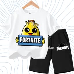 T-shirts Fortress Night Print Tees Gift FortnitesT-shirt Shorts for Boys Girl Tee Pants Set Summer 2pcs Children Clothing Tops