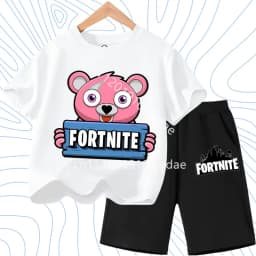 T-shirts Fortress Night Print Tees Gift FortnitesT-shirt Shorts for Boys Girl Tee Pants Set Summer 2pcs Children Clothing Tops