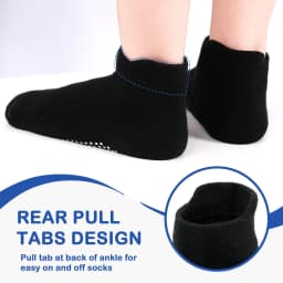 Non Slip Toddler Baby Socks 12 Pairs Anti Skid Ankle Socks for Girls Boys Grips Sock for 0-7 Years Children