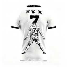 2026 Ronaldo fan gift No.7 Football jersey match training set Summer Sports Men's T-Shirt Children's Clothing Tee Y2k Woman 