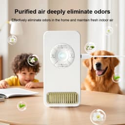 1PC, Smart Home Air Purifier, Built-in Sensor, Automatically Stops Working, Runs Without Maintenance, USB Plug-In Use, High Powe