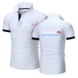 Pioneer DJ 2026 Men's New Summer Printing Fashion Polo Shirts Comfortable Short Sleeves Cotton Harajuku Casual Sport Top