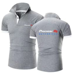 Pioneer DJ 2026 Men's New Summer Printing Fashion Polo Shirts Comfortable Short Sleeves Cotton Harajuku Casual Sport Top
