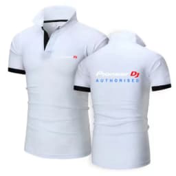 Pioneer DJ 2026 Men's New Summer Printing Fashion Polo Shirts Comfortable Short Sleeves Cotton Harajuku Casual Sport Top