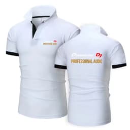 Pioneer DJ 2026 Men's New Summer Printing Fashion Polo Shirts Comfortable Short Sleeves Cotton Harajuku Casual Sport Top