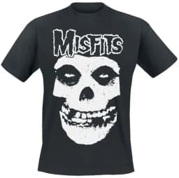 Splat Art Glow in The Dark Misfits T-Shirt Men Women Metal Rock Band Graphic Tee 100% Cotton Summer Streetwear Top