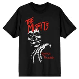 Splat Art Glow in The Dark Misfits T-Shirt Men Women Metal Rock Band Graphic Tee 100% Cotton Summer Streetwear Top