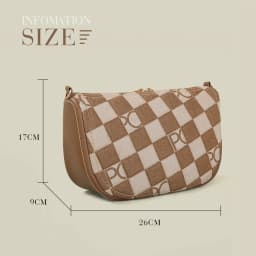 PG Handbag 2026 New Shoulder Crossbody Bag Light Luxury High-end Fashionable Versatile Women's Bag