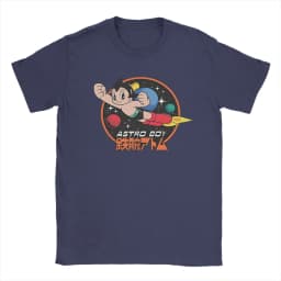Astro Boy T-Shirts Men Vintage Cotton Tee Shirt Crew Neck Short Sleeve T Shirt Gift Idea Clothes