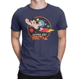 Astro Boy T-Shirts Men Vintage Cotton Tee Shirt Crew Neck Short Sleeve T Shirt Gift Idea Clothes