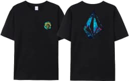 2026 Summer Volcom Obsidian T-shirt Woman Man Clothes Cotton Short Sleeve Tops Summer Tees Fashion High Quality