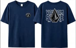 2026 Summer Volcom Obsidian T-shirt Woman Man Clothes Cotton Short Sleeve Tops Summer Tees Fashion High Quality