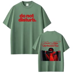 Young Miko Late Checkout Tour 2026 Print Tshirt Men Women Hip-hop T-shirts Short-sleeved Loose Casual Cotton Streetwear T-shirts