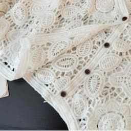 Women's Floral Crochet Vest Button Down Sleeveless Embroidery Lace Blouse Open-knit Crop Tops Summer French Chic Modern Boho