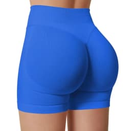 Summer High Waisted Yoga Shorts Fashionable and Sexy Running Fitness Pants Solid Color Yoga Leggings