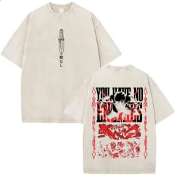 Vintage Washed Anime Vinland Saga Manga Thorfinn Karlsefni T Shirt Men's Women Summer Fashion Casual O-Neck Oversized T-shirts