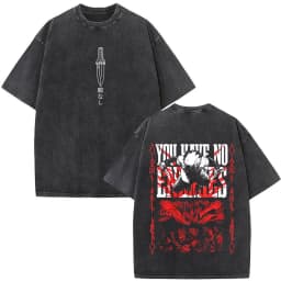 Vintage Washed Anime Vinland Saga Manga Thorfinn Karlsefni T Shirt Men's Women Summer Fashion Casual O-Neck Oversized T-shirts