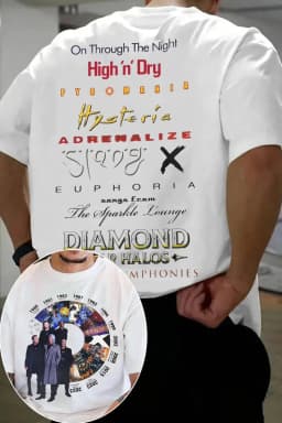 Def Leppard Band TShirt Mens Womens Cotton Tees Summer Casual Short Sleeve Round Neck Clothing Loose Trend Unisex Tee