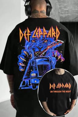 Def Leppard Band TShirt Mens Womens Cotton Tees Summer Casual Short Sleeve Round Neck Clothing Loose Trend Unisex Tee