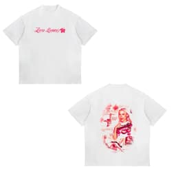 Sweden Singer Zara Larsson Midnight Sun Tour Commemorative T-Shirt Oversized Men Women Cotton Soft High Quality Cartoon Clothing