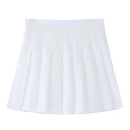 Hot Sale Summer Classic Korean Girls Mini Skirts Lady High Waist Thin A-line Pleated Skirts Women Fashion Solid JK Skirts
