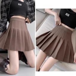 Hot Sale Summer Classic Korean Girls Mini Skirts Lady High Waist Thin A-line Pleated Skirts Women Fashion Solid JK Skirts