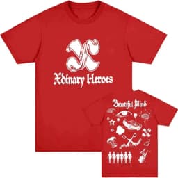 Y2k Fashion Top 2026 Beautiful Mind Xdinary Heroes Korean Boys' Band Short Sleeve Graphic Print T Shirt Summer New Tops Unisex