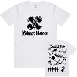 Y2k Fashion Top 2026 Beautiful Mind Xdinary Heroes Korean Boys' Band Short Sleeve Graphic Print T Shirt Summer New Tops Unisex