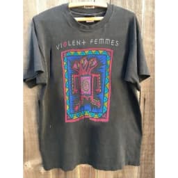 90s Violent Femmes Band Charcoal Gray Summer New Casual T-shirt Suitable for Both Men and Women, Casual and Fashionable