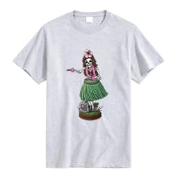 Hula Girl Graphic T-shirt The Neighborhood Band NBHD Design Tshirts Short Sleeve Cotton Summer Unisex Streetwear Women Tee Merch