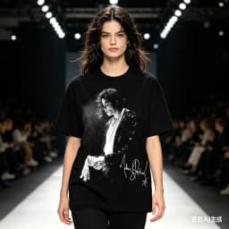 Michael Jackson Vintage kids T-shirt Men and Women Summer Cotton Y2K Clothing Casual Fashion Round Neck Short Sleeved Tee Fan