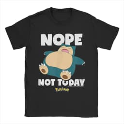 Pokemon Anime Slowpoke Taking It Slow Printed T-shirt Summer Men's and Women's Trendy Loose Casual Y2K Short Sleeve 2026 New