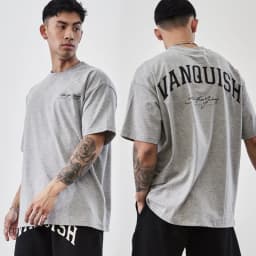 2026 new Men's Gym Inspired Cotton T-shirt Oversized Letter Graphic Short Sleeve Casual Tops