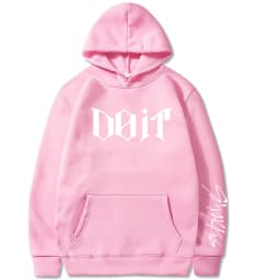 Korean hooded pullover hoodie with a brim - pure cotton street-style jacket - men's and women's tops - pullover - fan gift