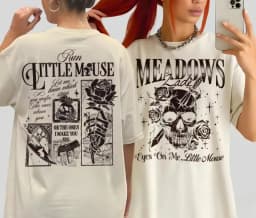 Vintage Women Zade Meadows T-Shirt Men Oversized Cotton Tee Casual Harajuku Summer Skull Rose Dark Romance oversized t shirt