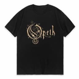 Vintage Progressive Death Metal Band Print T-shirt for Men Women Fashion Opeth Band Short Sleeved Tees 100% Cotton Streetwear