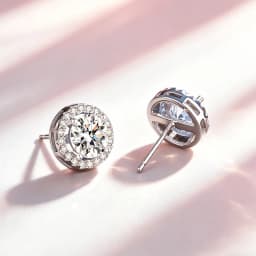 0.5ct 1.0ct 2.0ct Moissanite Earrings 925 Silver with GRA Certificate Pass Diamond Tester Fashionable Wedding Jewelry Gift
