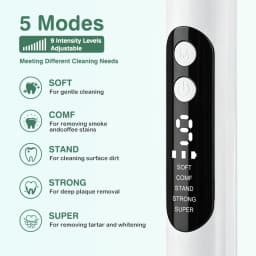 Electric Tooth Cleaner Ultrasonic Dental Scaler With 5 LED Light Plaque Calculus Tartar Remover Oral Care Teeth Cleaning Tools