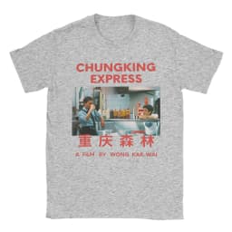 Chungking Express Wong Kar Wai T Shirt Men Pure Cotton Funny T-Shirts O Neck Tee Shirt Short Sleeve Clothing 6XL
