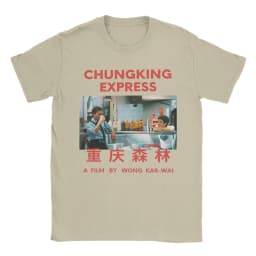 Chungking Express Wong Kar Wai T Shirt Men Pure Cotton Funny T-Shirts O Neck Tee Shirt Short Sleeve Clothing 6XL