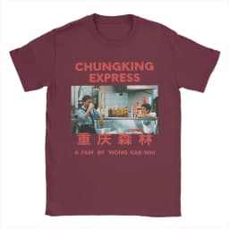 Chungking Express Wong Kar Wai T Shirt Men Pure Cotton Funny T-Shirts O Neck Tee Shirt Short Sleeve Clothing 6XL