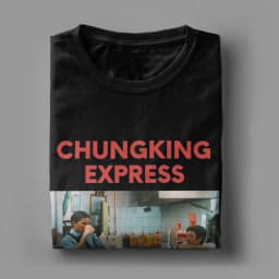 Chungking Express Wong Kar Wai T Shirt Men Pure Cotton Funny T-Shirts O Neck Tee Shirt Short Sleeve Clothing 6XL
