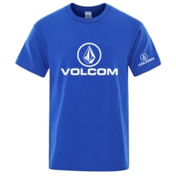 VOLCOM 2026 New Men's Quick Dry Ordinary Designer Thin Short Sleeve Sport T Shirt Fitness Breathable Versatile Tops