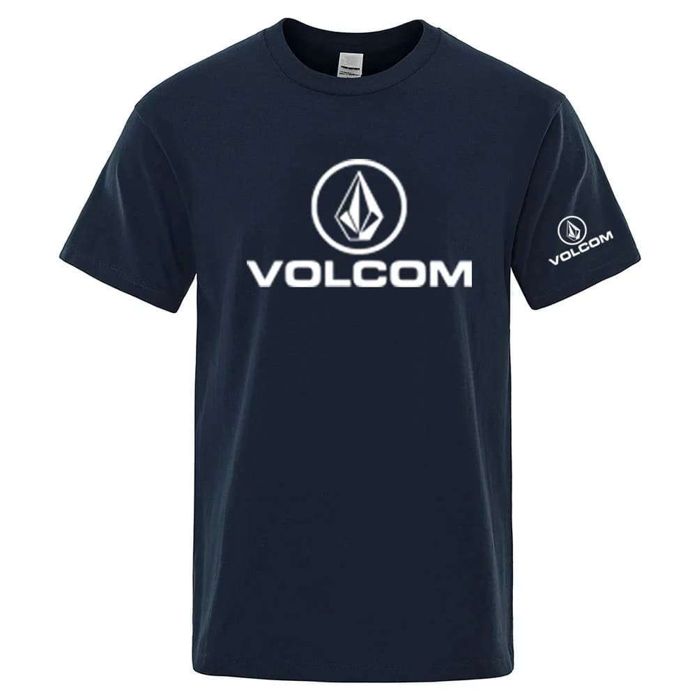 VOLCOM 2026 New Men's Quick Dry Ordinary Designer Thin Short Sleeve Sport T Shirt Fitness Breathable Versatile Tops