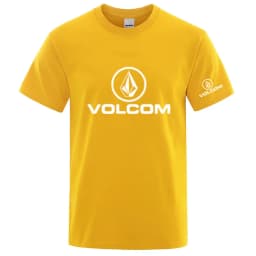 VOLCOM 2026 New Men's Quick Dry Ordinary Designer Thin Short Sleeve Sport T Shirt Fitness Breathable Versatile Tops